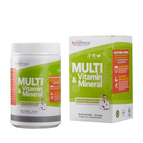 bodymanual Capsules (2-Month Supply) Multivitamin Mineral - Capsules, Packets, Powder