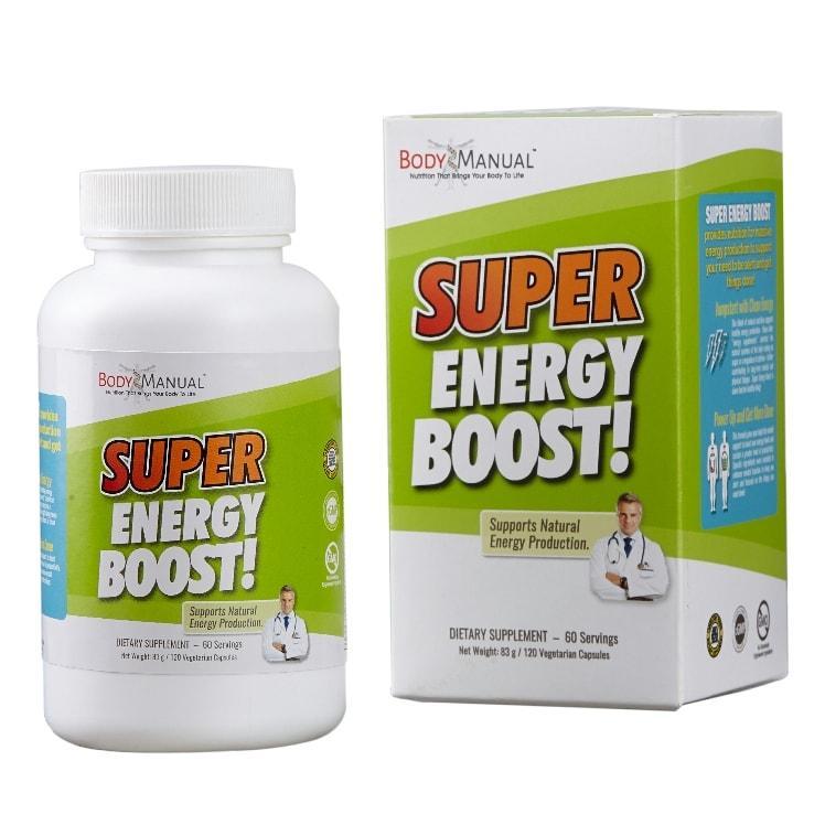 bodymanual Capsules (2-Month Supply) Super Energy Boost - Capsules, Packets, Powder