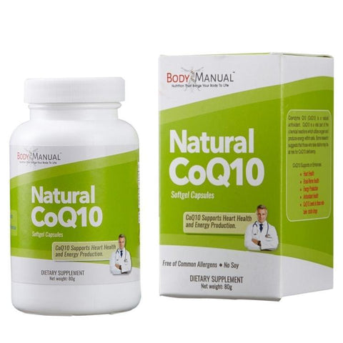 Natural CoQ10 - Softgels (2-Month Supply)