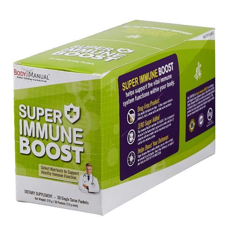 bodymanual Packets (1-Month Supply) Super Immune Boost - Capsules, Packets, Powder