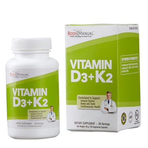 Vitamin D3K2 - Capsules (2-Month Supply)